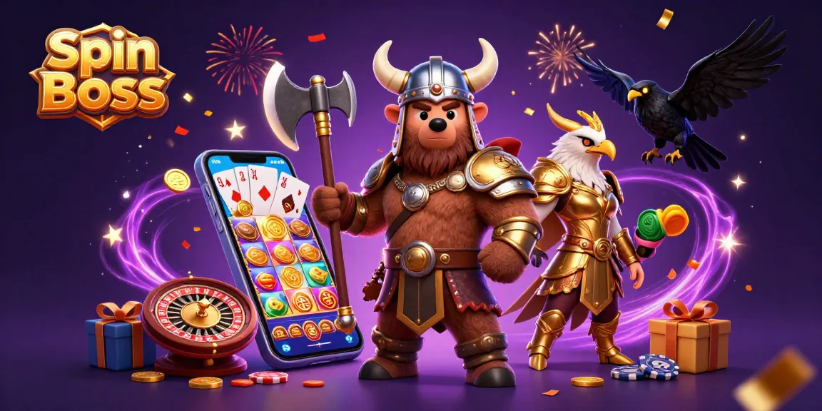 Engage in thrilling gameplay at Spin Boss with exciting slot games and vibrant casino atmosphere.