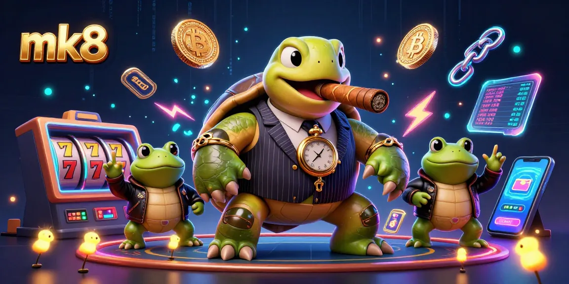 Engage with mk8's vivid casino experience featuring a snapping turtle and bullfrog enforcers.